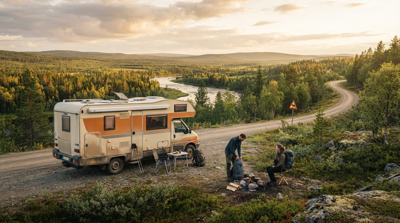 Rovaniemi to Stockholm - The Nordic Wonders Route — Rovaniami RV road trip landscape