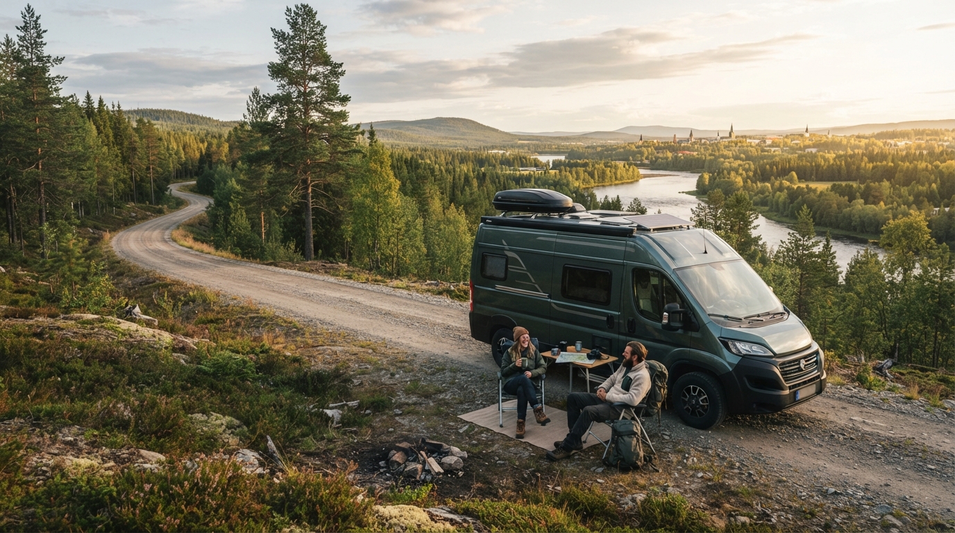 Rovaniemi Round trip - Fjord Dreams: A Northern Road Trip through Finland & Sweden — Rovaniami scenic landscape