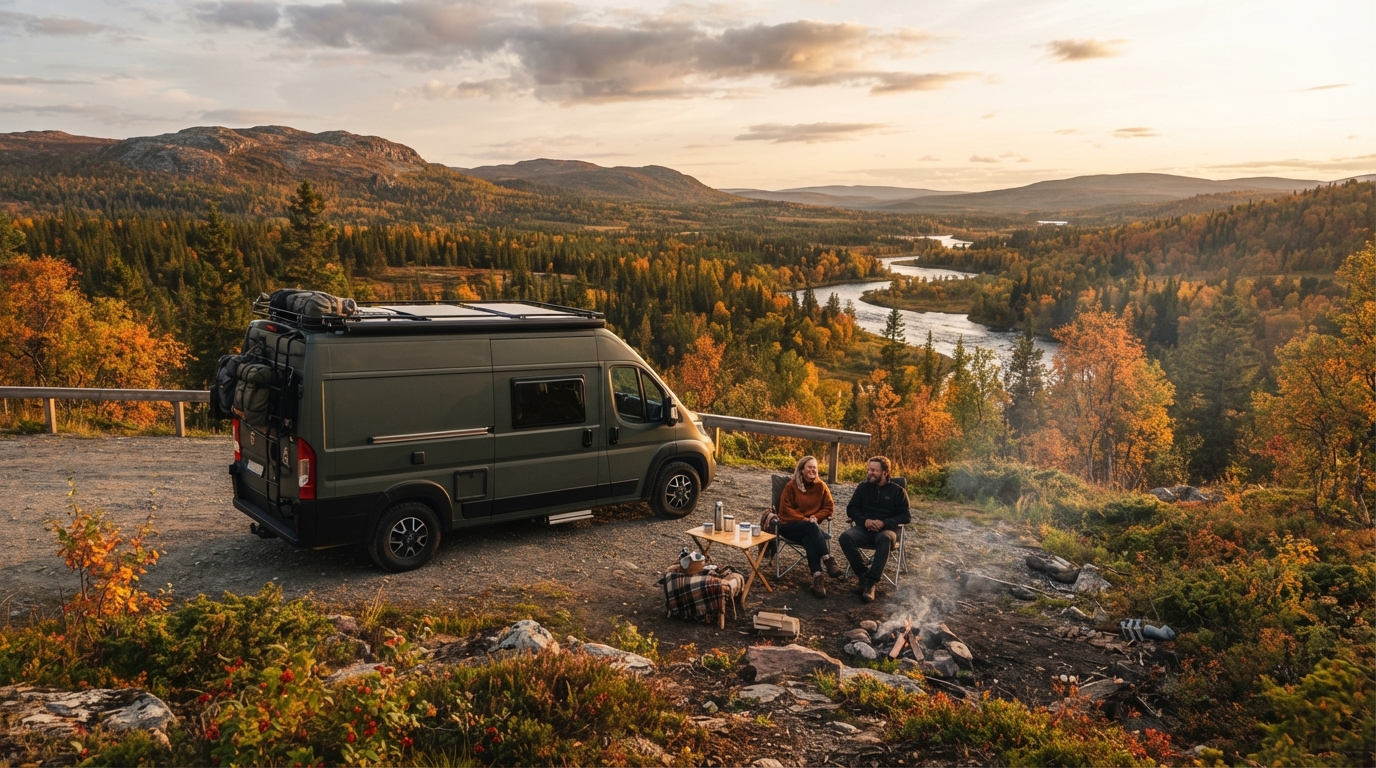 Rovaniemi Roundtrip - End of Europe scenic roads — Rovaniami scenic landscape