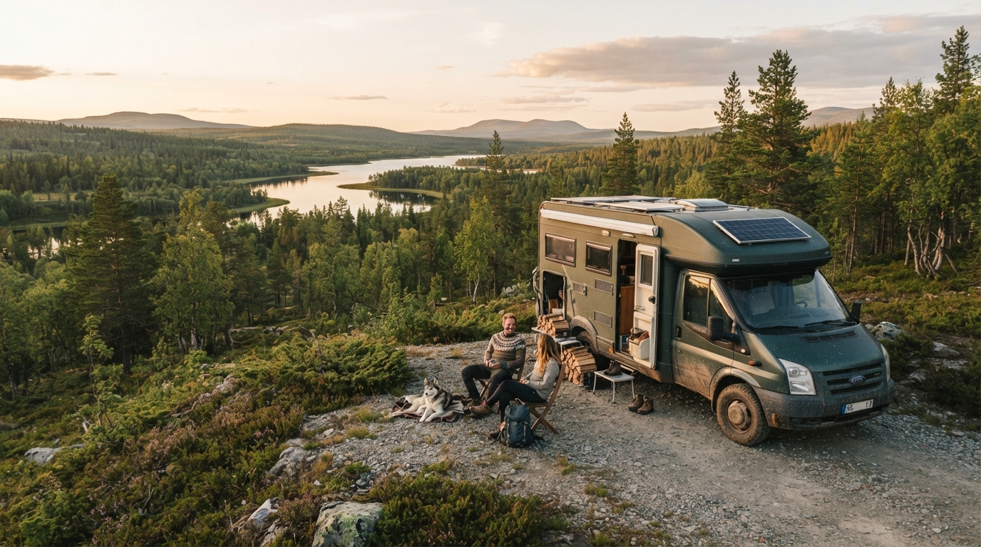 Rovaniemi Roundtrip - End of Europe scenic roads — national park landscape