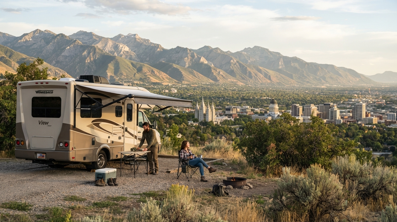 Salt Lake City to Boston - Mountains, Monuments, and Memories — Salt Lake City RV road trip landscape