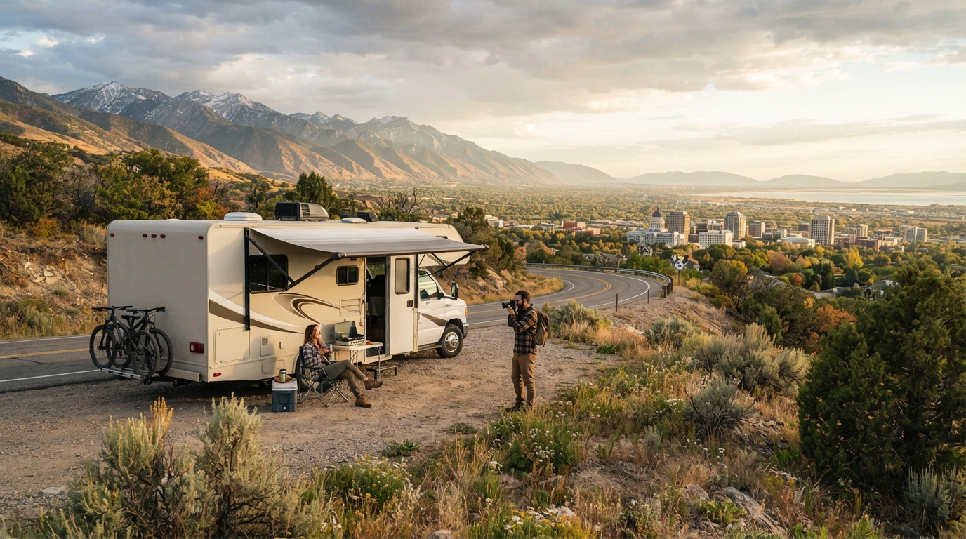 Salt Lake City Roundtrip - Incl. Yellowstone — Salt Lake City RV road trip landscape