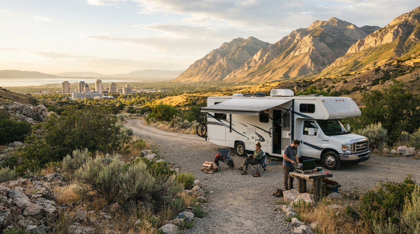 Salt Lake City to Washington DC - Transcontinental Treasures — Salt Lake City RV road trip landscape
