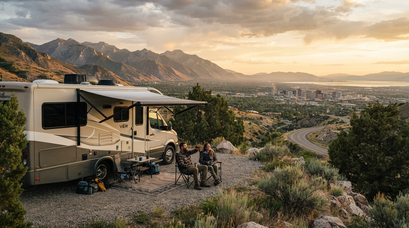 Salt Lake City to Chicago - Utah Echoes to Illinois Harmony — Salt Lake City RV road trip landscape
