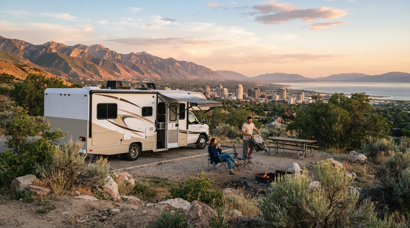 Salt Lake City to New Orleans - Southern Harmony RV Adventure — Salt Lake City RV road trip landscape