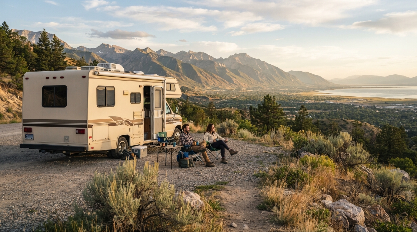 Salt Lake City Roundtrip - Utah's essentials Short Version — Salt Lake City RV road trip landscape