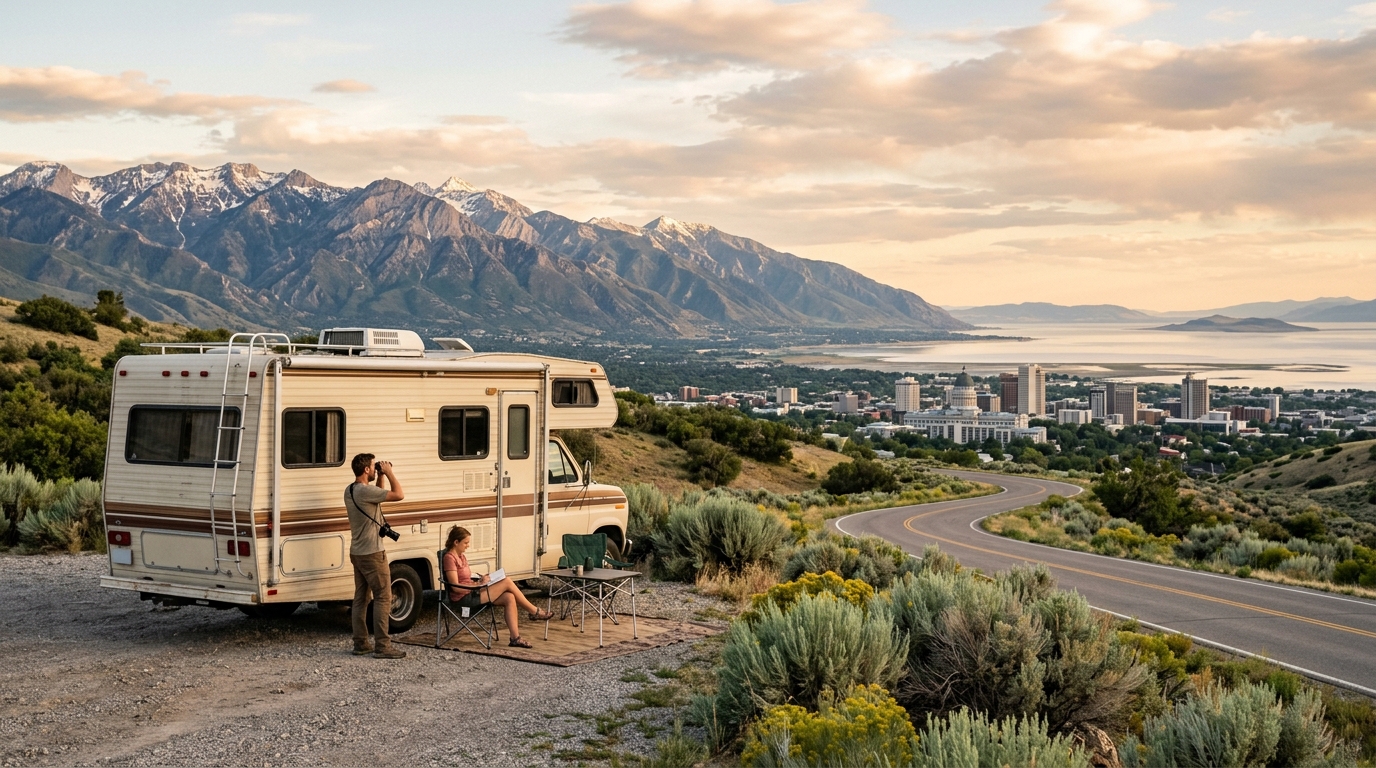 Salt Lake City Roundtrip - Incl. Yellowstone — Salt Lake City scenic landscape