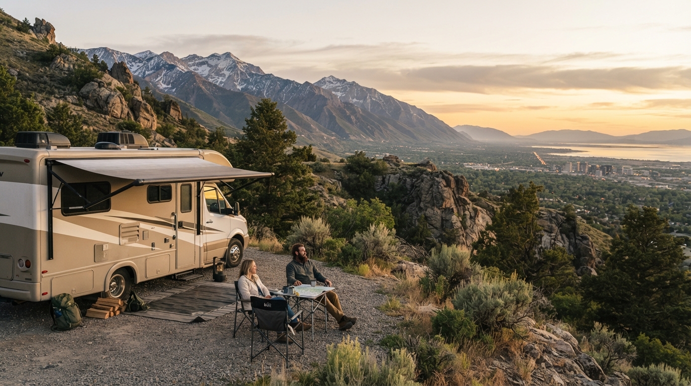 Salt Lake City to Seattle - Towards The Yellowstone and the Canadian Rockies — national park landscape