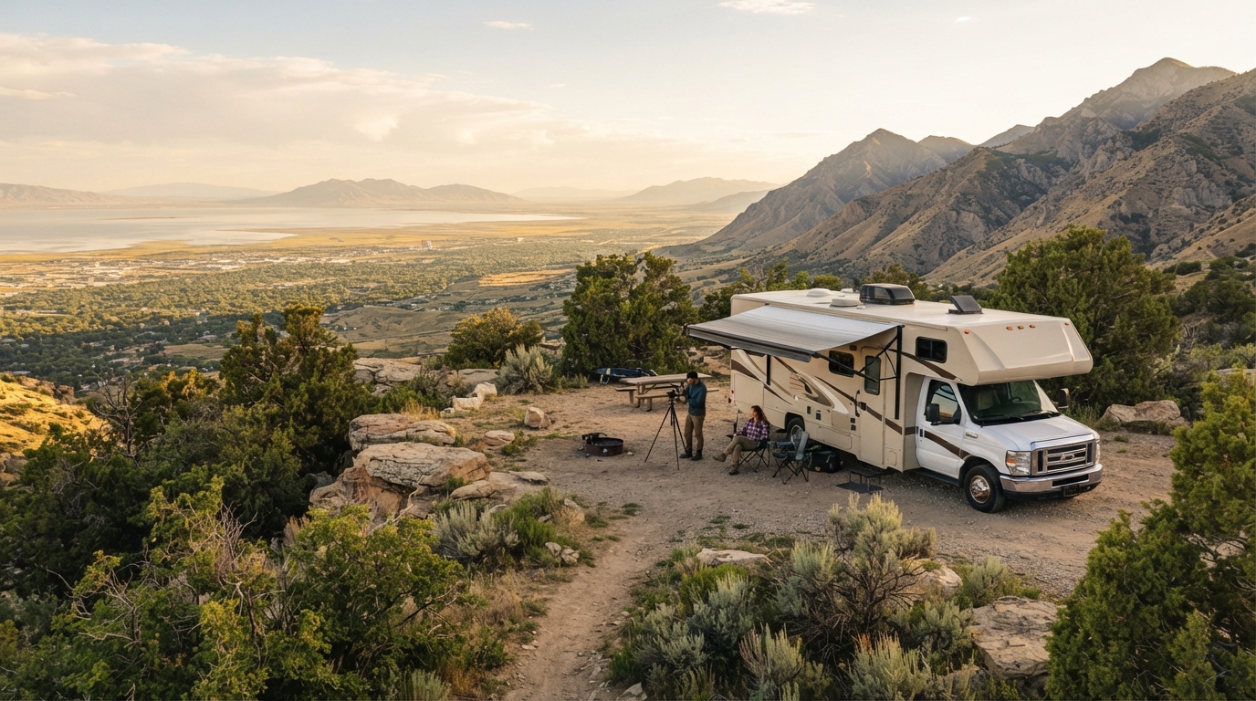 Salt Lake City to Chicago - Utah Echoes to Illinois Harmony — national park landscape