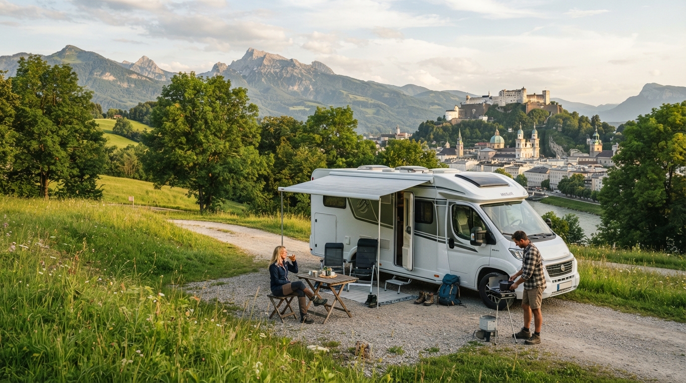 Salzburg Roundtrip - Three Countries One Epic Campervan Journey — Salzburg RV road trip landscape