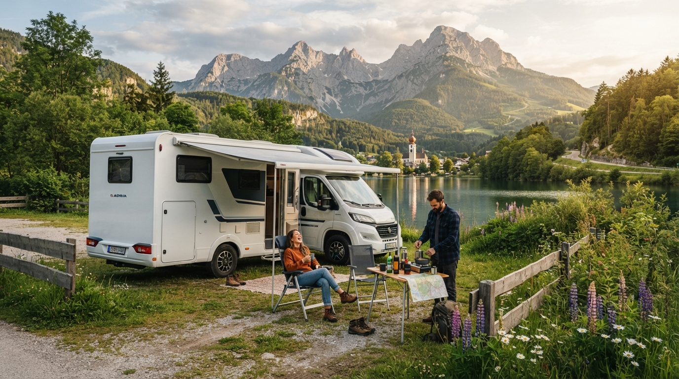 Salzburg Roundtrip - Drive Austria's Most Beautiful Alpine Road — Salzburg RV road trip landscape
