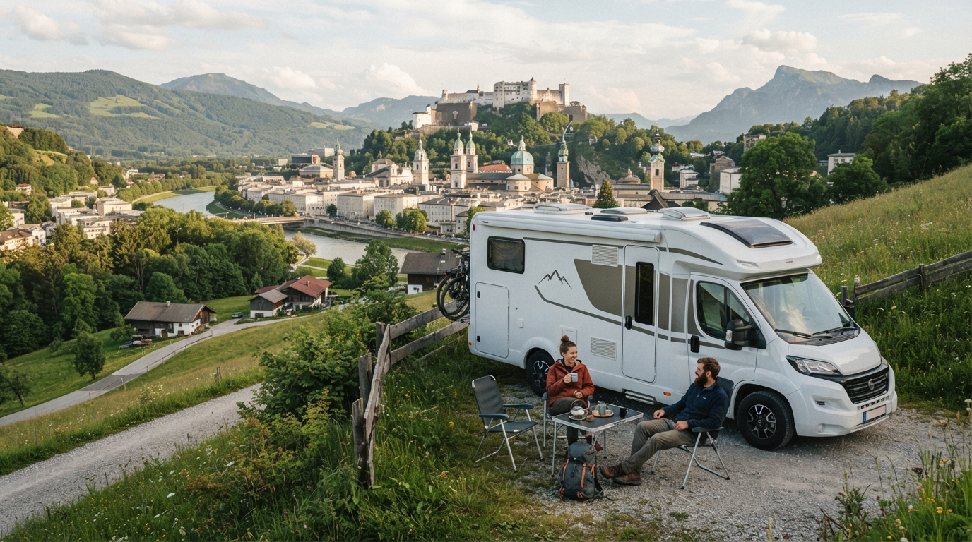 Salzburg Round trip - The Best of Austria Road Trip by Motorhome — Salzburg scenic landscape