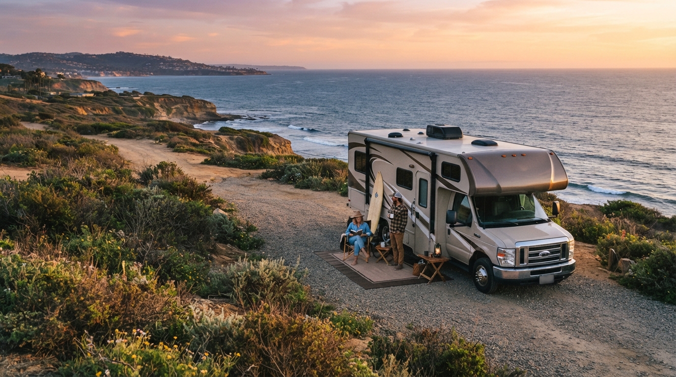 San Diego to Boston - RV Odyssey from Sunny Shores to Historic Boston — San Diego RV road trip landscape