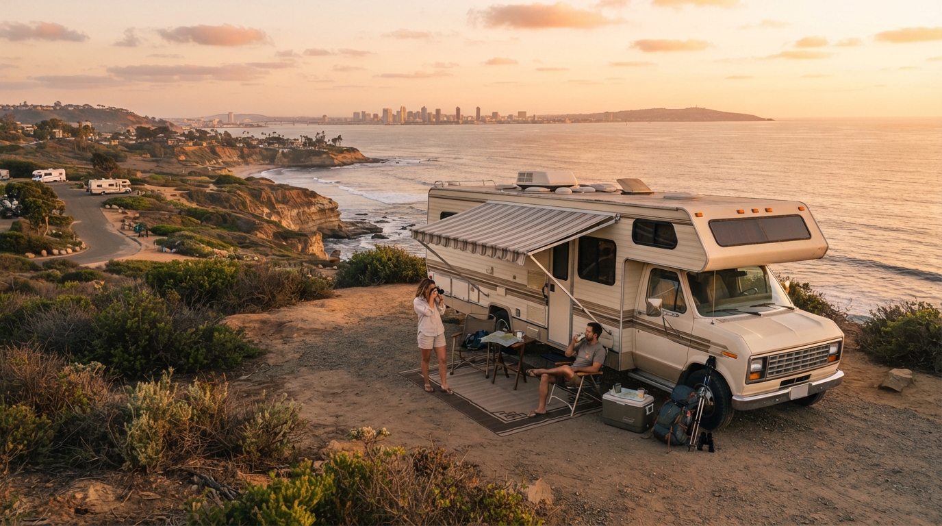 San Diego Roundtrip — San Diego RV road trip landscape