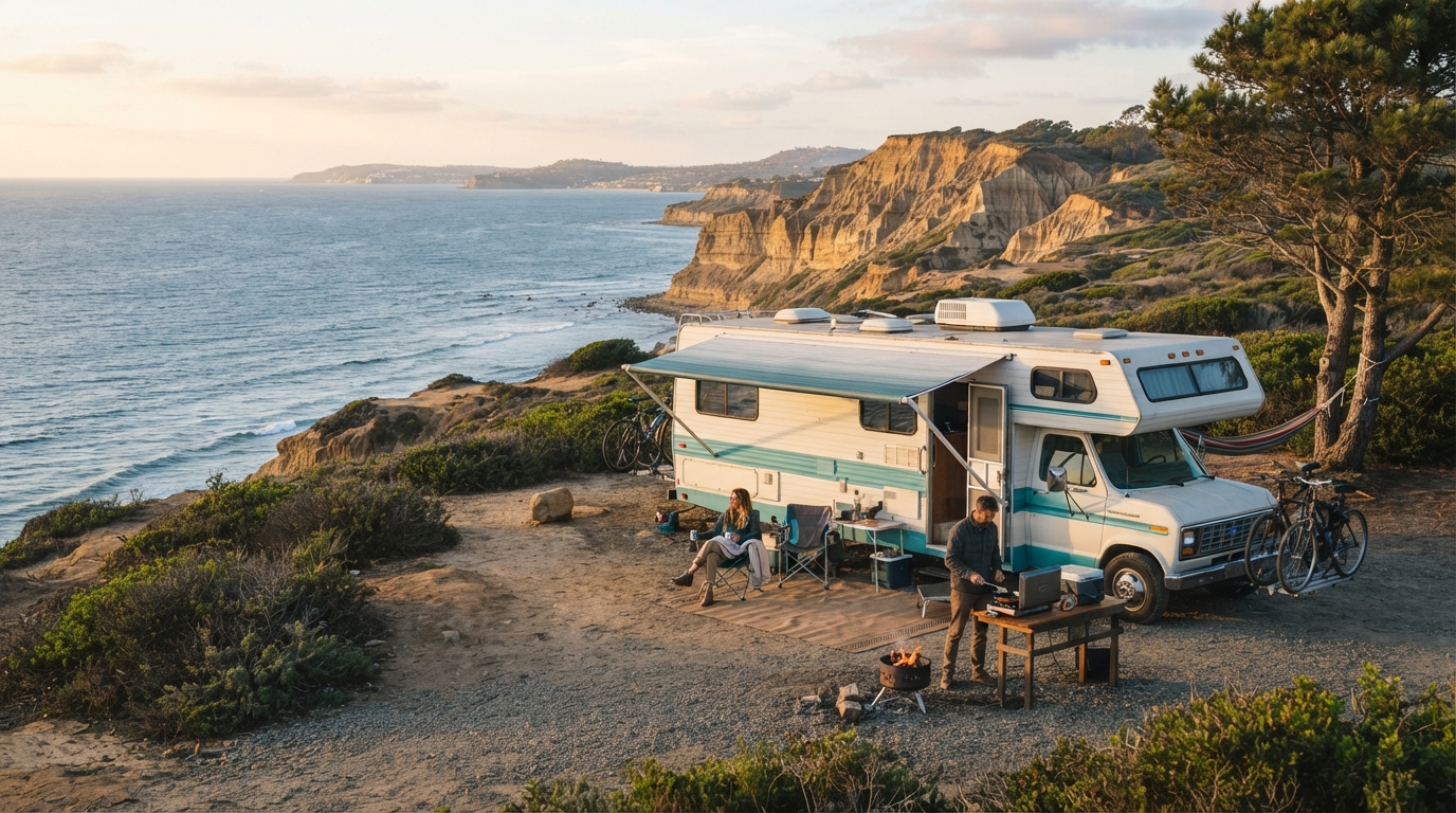 San Diego to Miami - The Great American Southwest to Sunshine State Adventure — San Diego RV road trip landscape