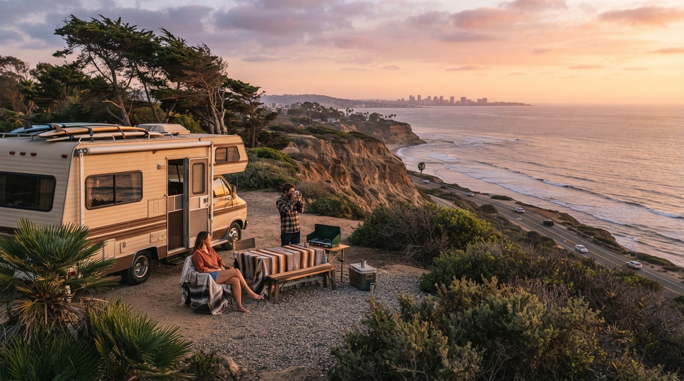 San Diego to Washington DC - Inclding the Grand Canyon & Smoky Mountains — San Diego RV road trip landscape