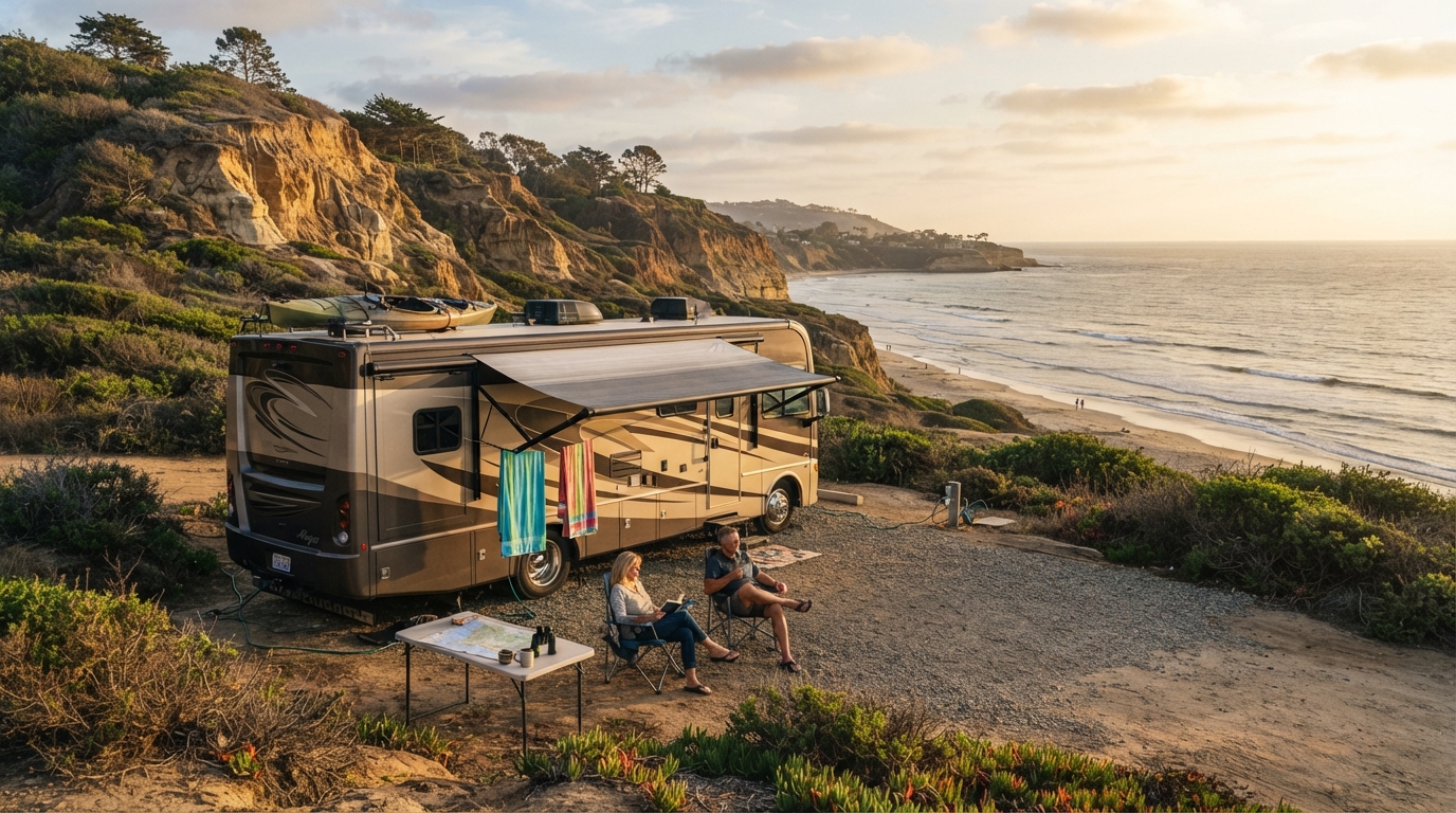 San Diego to Chicago - West to Midwest Marvels: A 17-Day RV Journey — San Diego RV road trip landscape