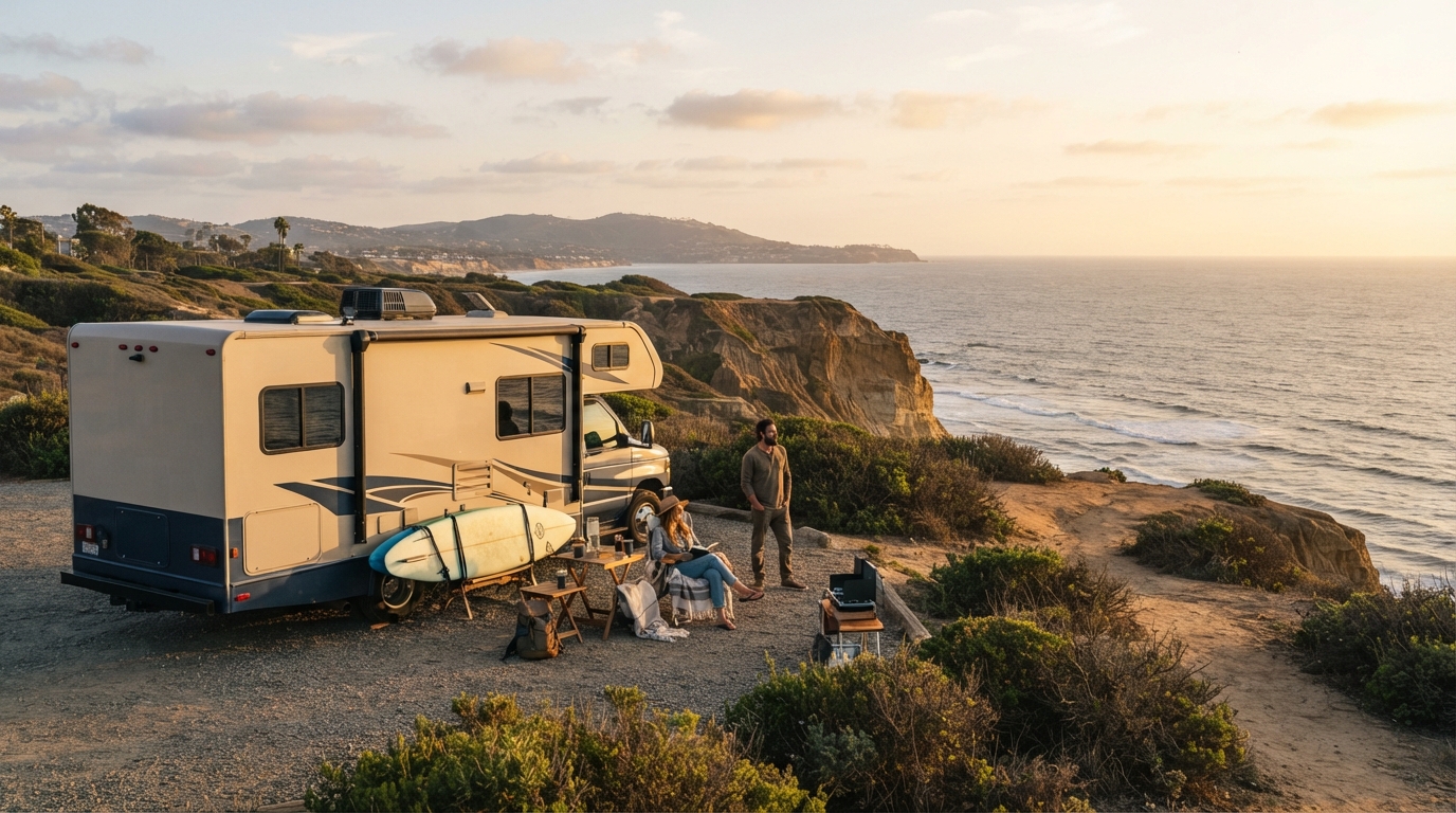San Diego to Houston - A Journey of Discovery and Adventure — San Diego RV road trip landscape