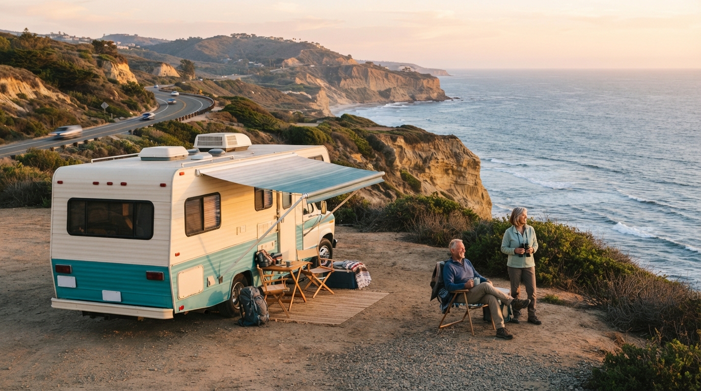 San Diego Roundtrip -  A Journey Through the West's Wonders — San Diego RV road trip landscape