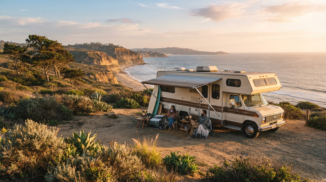 San Diego to Atlanta - A Journey of Adventure and Discovery — San Diego RV road trip landscape