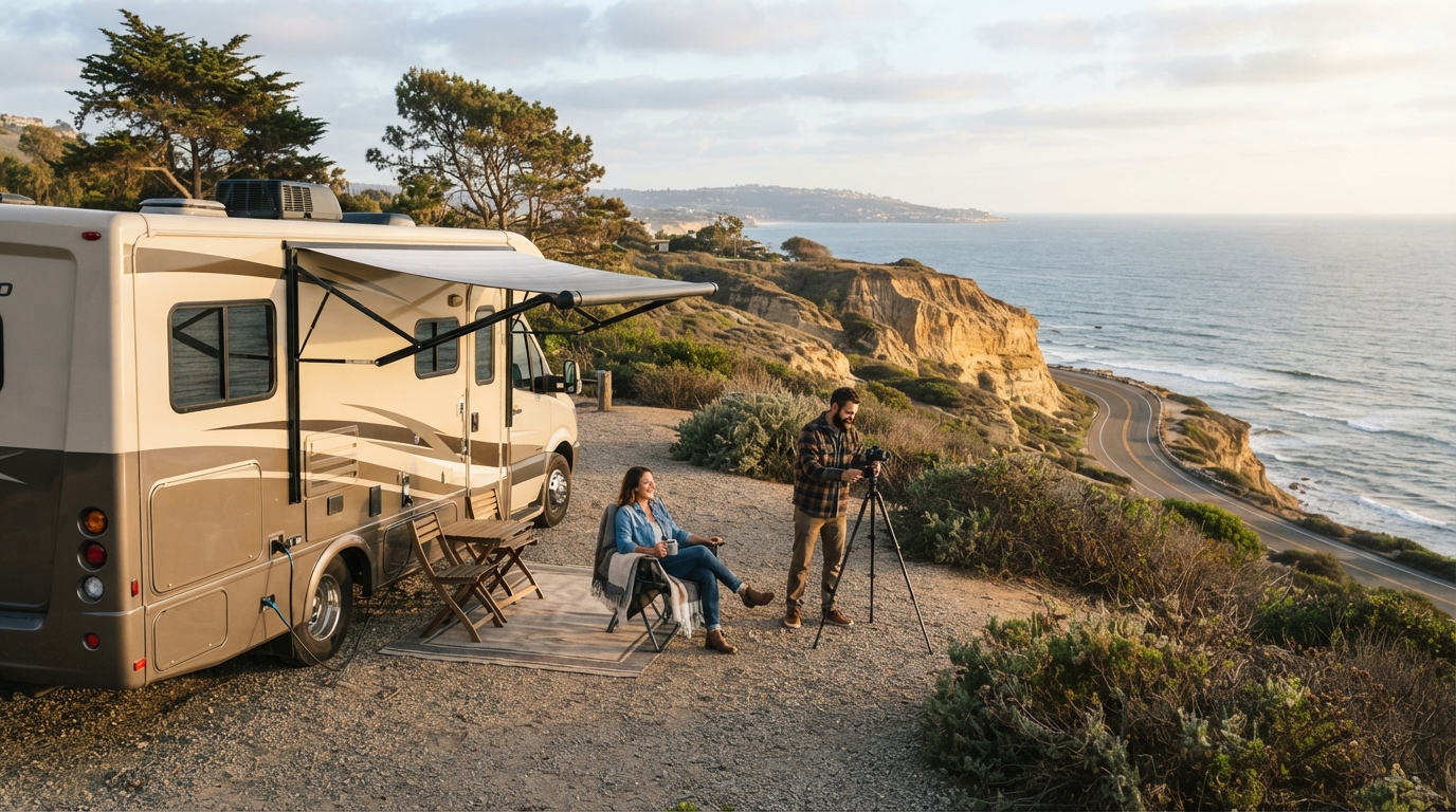 San Diego to Charlotte - From Shimmering Deserts to Musical Legends — San Diego RV road trip landscape