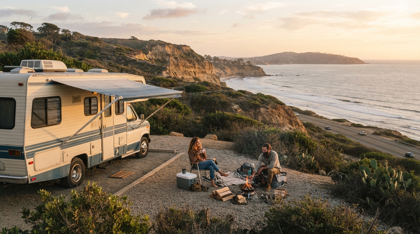 San Diego to Orlando - Southern Pacific - Coast to coast — San Diego RV road trip landscape
