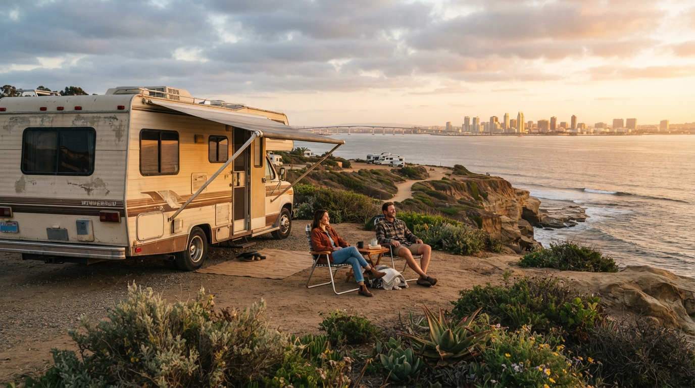 San Diego to Portland - A West Coast Odyssey — San Diego RV road trip landscape
