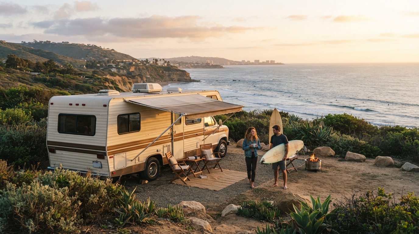 San Diego to Houston - A Journey of Discovery and Adventure — San Diego RV road trip landscape