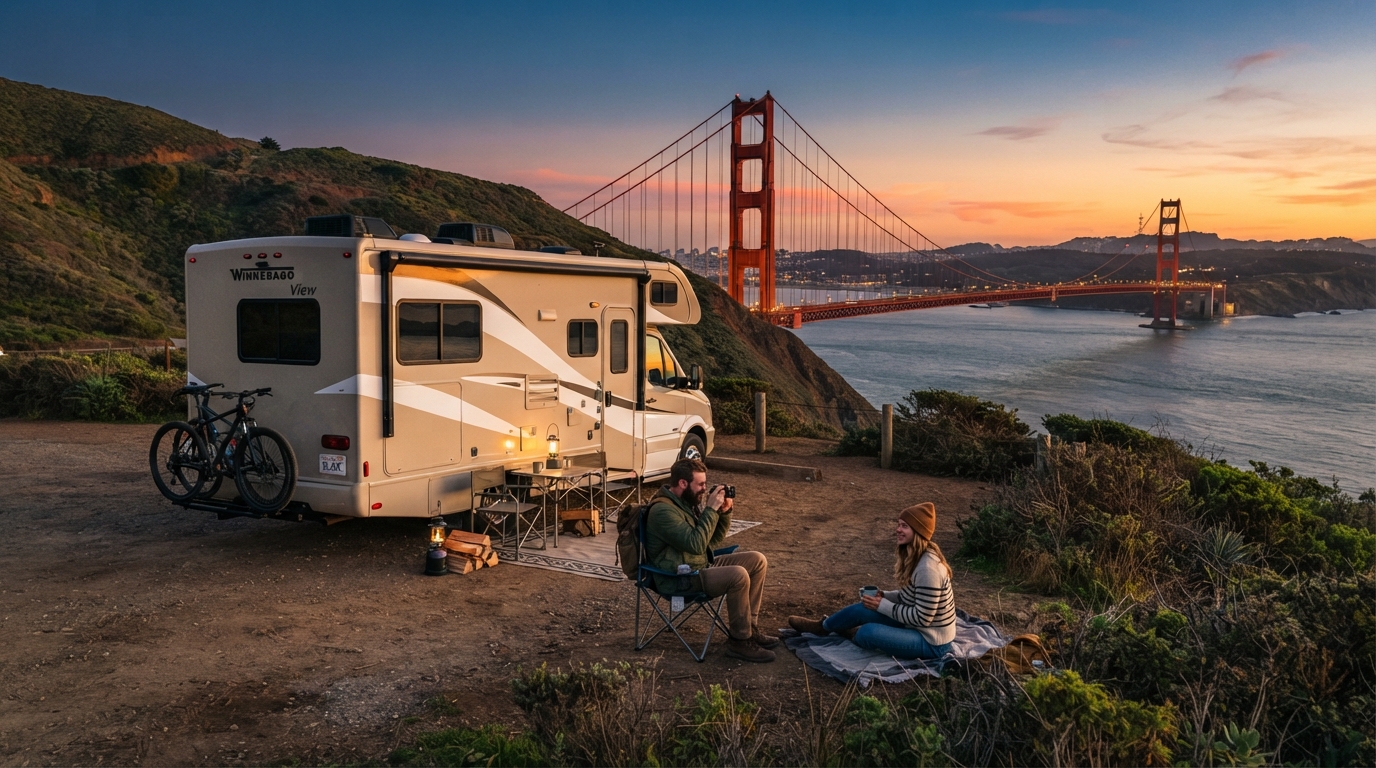 San Francisco to Atlanta - Americana Adventure — San Francisco RV road trip landscape
