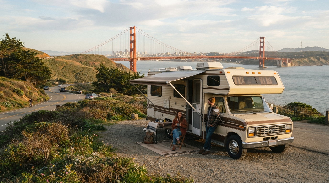 San Francisco to Denver - South — San Francisco RV road trip landscape