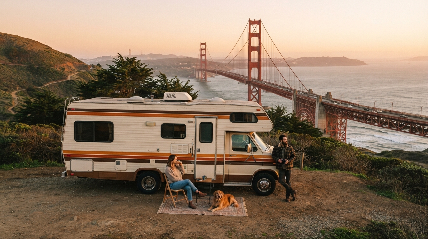 San Francisco to Bozeman - Including Yellowstone — San Francisco RV road trip landscape