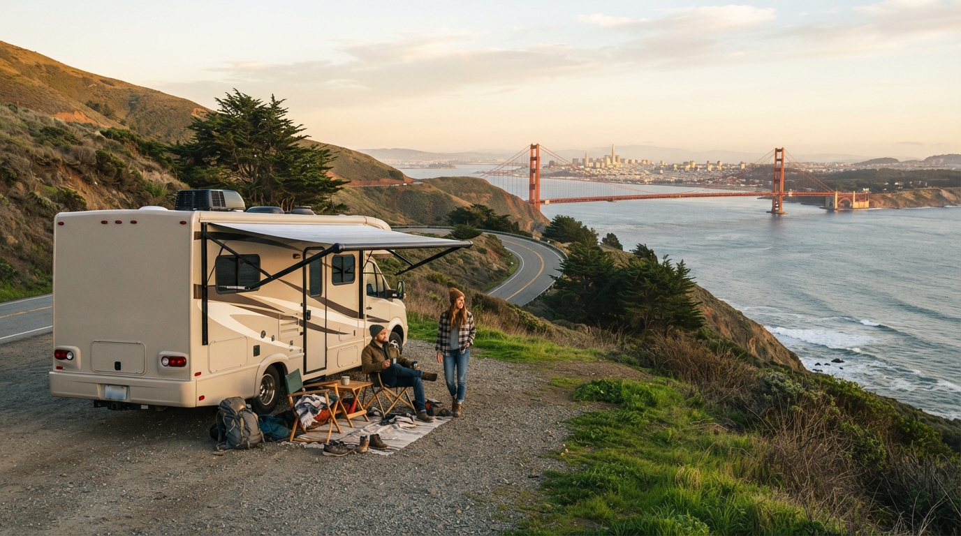 San Francisco to Nashville - Country Roads & Coastal Cadence — San Francisco RV road trip landscape