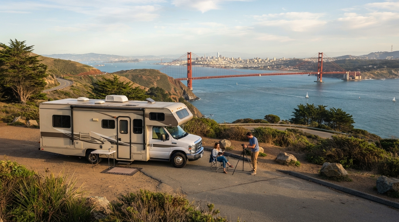 San Francisco to Chicago - Transcontinental Treasures — San Francisco RV road trip landscape