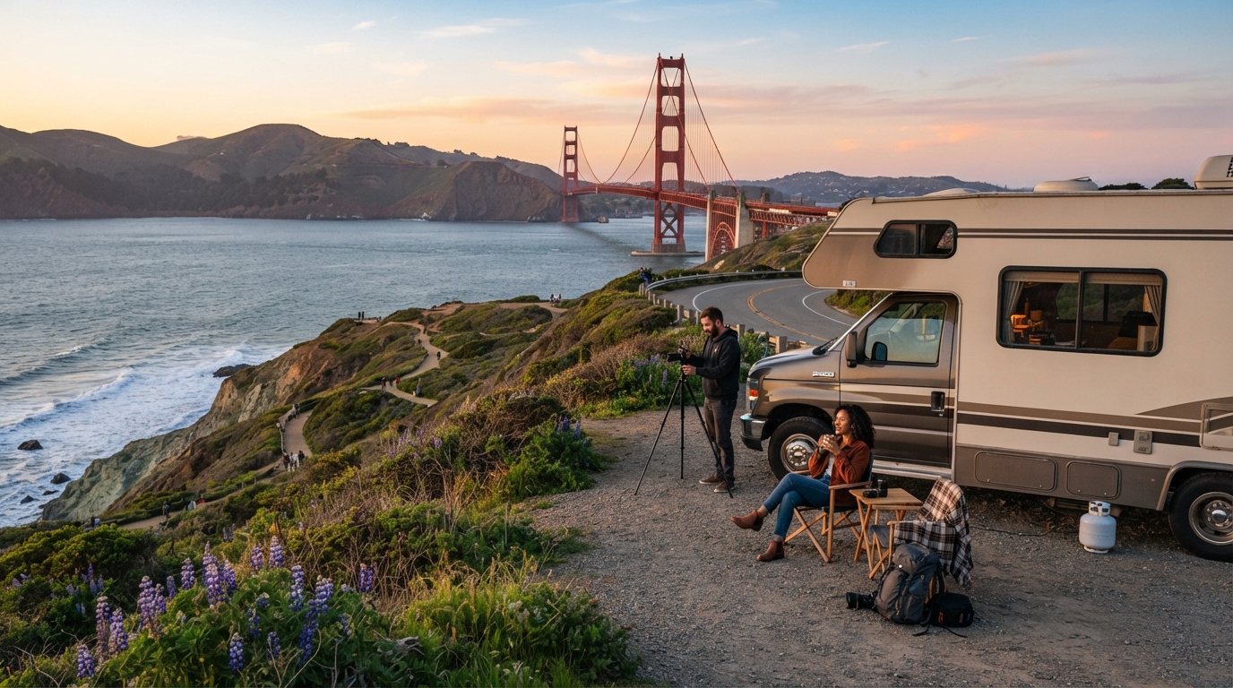San Francisco to Tampa - Discover and Delight — San Francisco RV road trip landscape