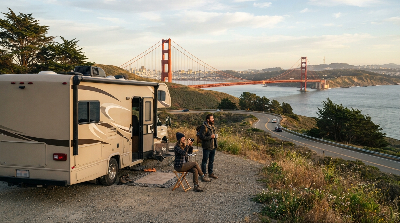 San Francisco to Chicago - Transcontinental Treasures — San Francisco RV road trip landscape