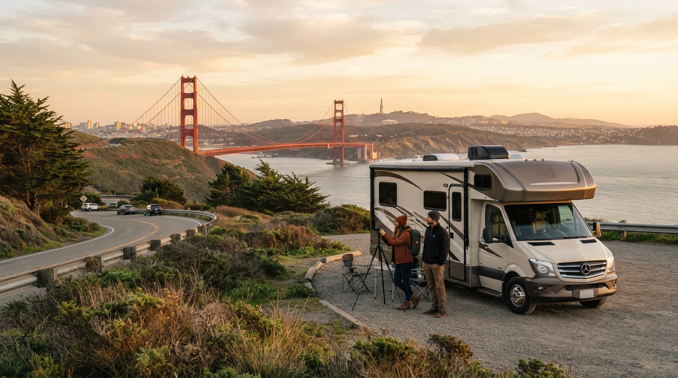 San Francisco Roundtrip - The Golden Gate to the High Sierras — San Francisco scenic landscape