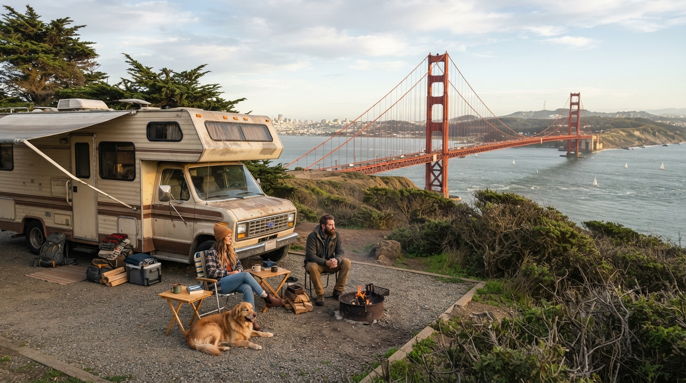 San Francisco to Los Angeles - The Coast & Canyon Camper Trail — national park landscape