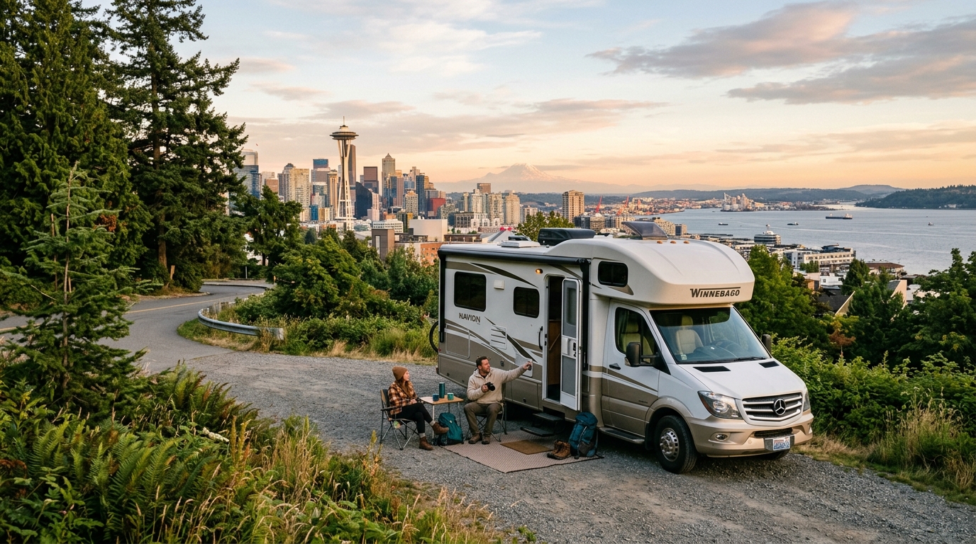 Seattle to Orlando - Coast to Coast Adventure — Seattle RV road trip landscape