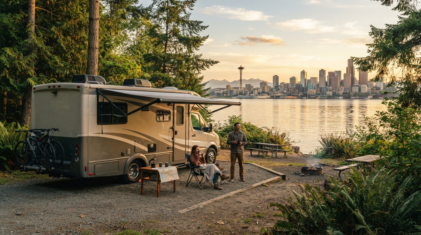 Seattle Roundtrip - East - Including Yellowstone — Seattle RV road trip landscape