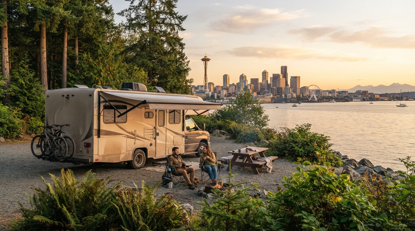 Seattle to Los Angeles — Seattle RV road trip landscape
