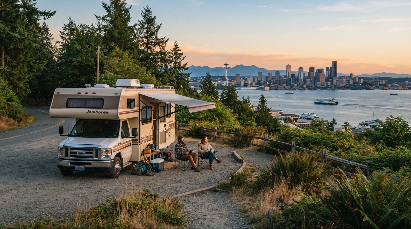Seattle to Denver - Incl. Yellowstone — Seattle RV road trip landscape