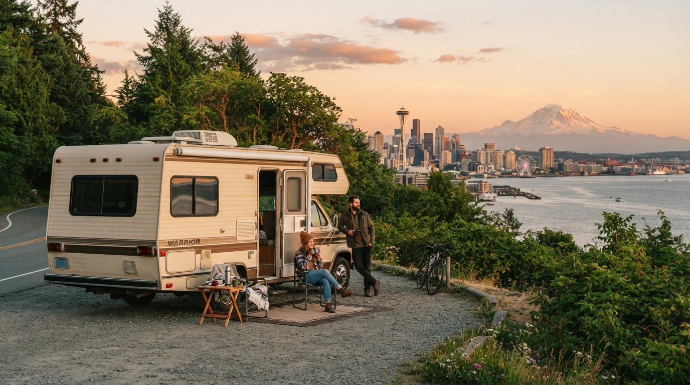 Seattle Roundtrip - to the Canadian Rockies & Vancouver Island — Seattle RV road trip landscape