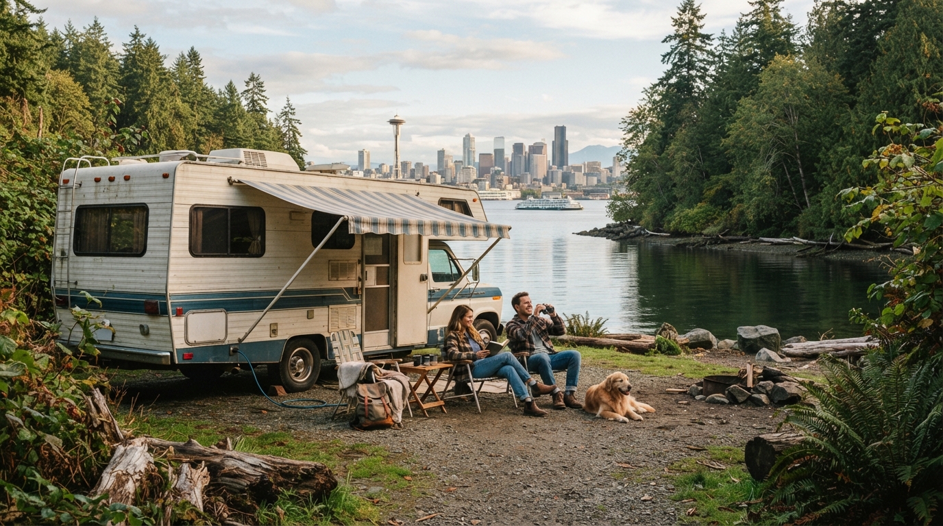 Seattle to Atlanta - Grand American Adventure — Seattle RV road trip landscape