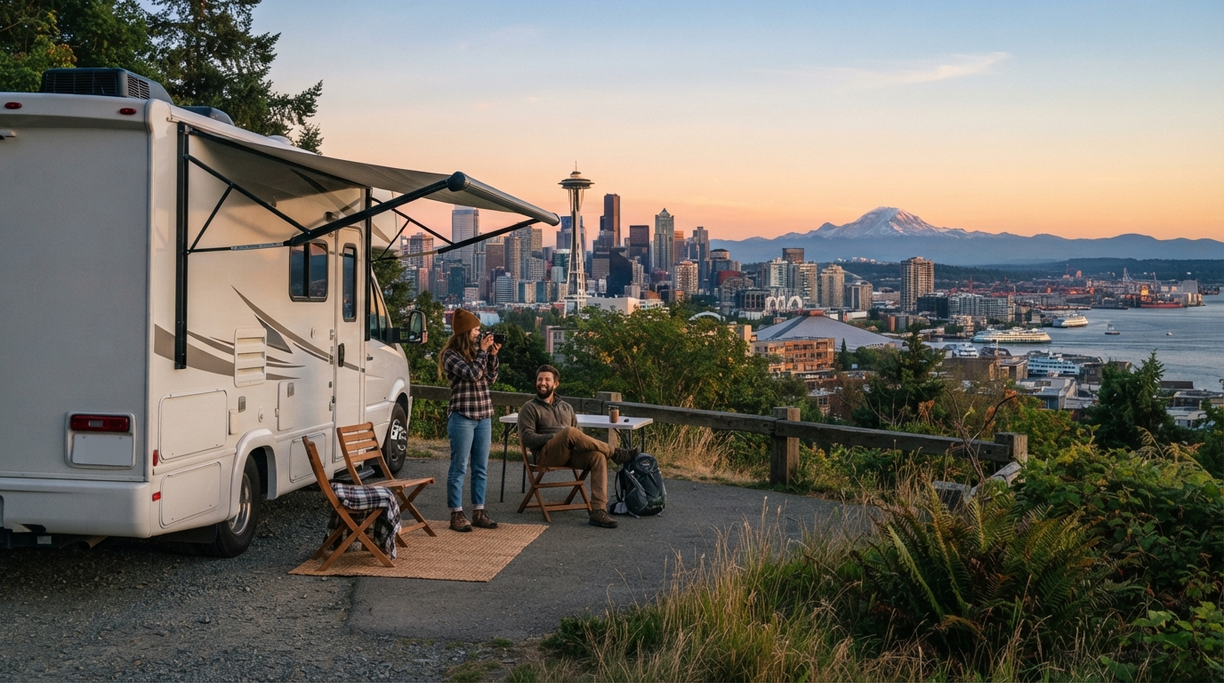 Seattle to Philadelphia - Glacier Trails to Liberty Bells — Seattle RV road trip landscape