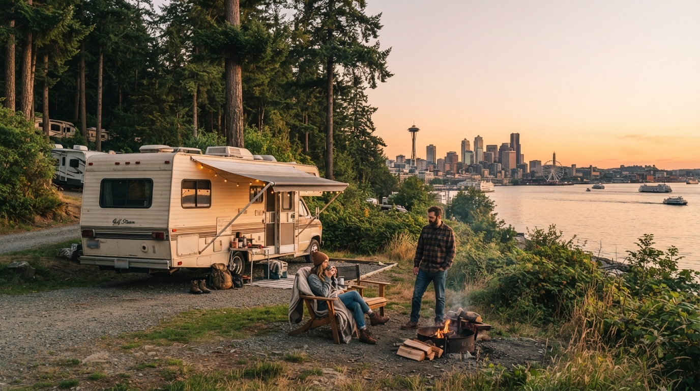 Seattle to Austin - Desert Dreams to City Scenes — Seattle RV road trip landscape