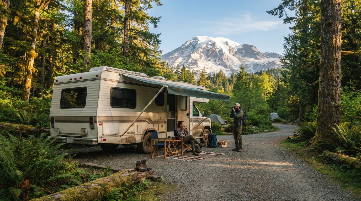 Seattle to Denver - Includes the Canadian Rocky mountain — national park landscape