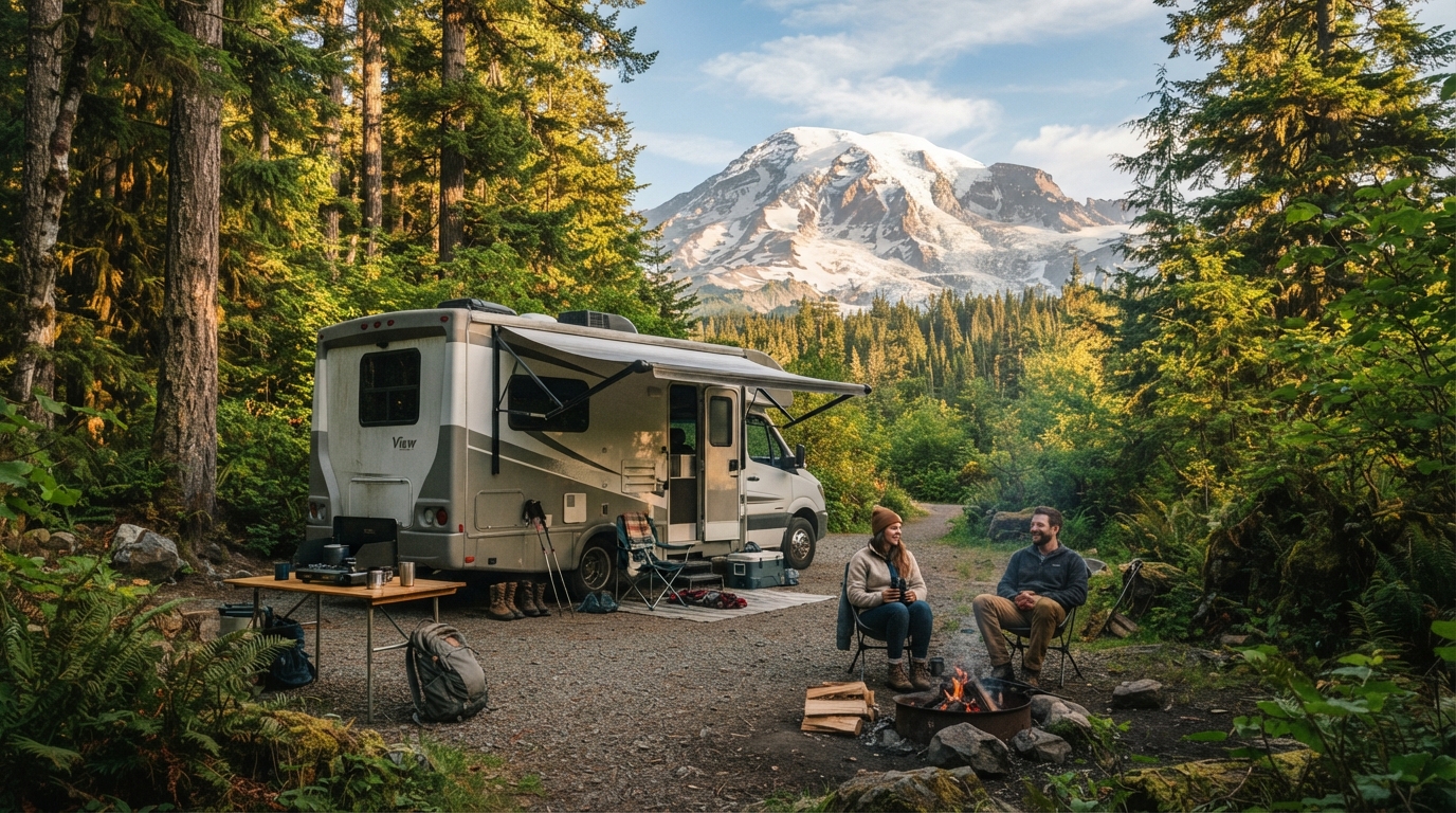 Seattle to San Francisco — national park landscape