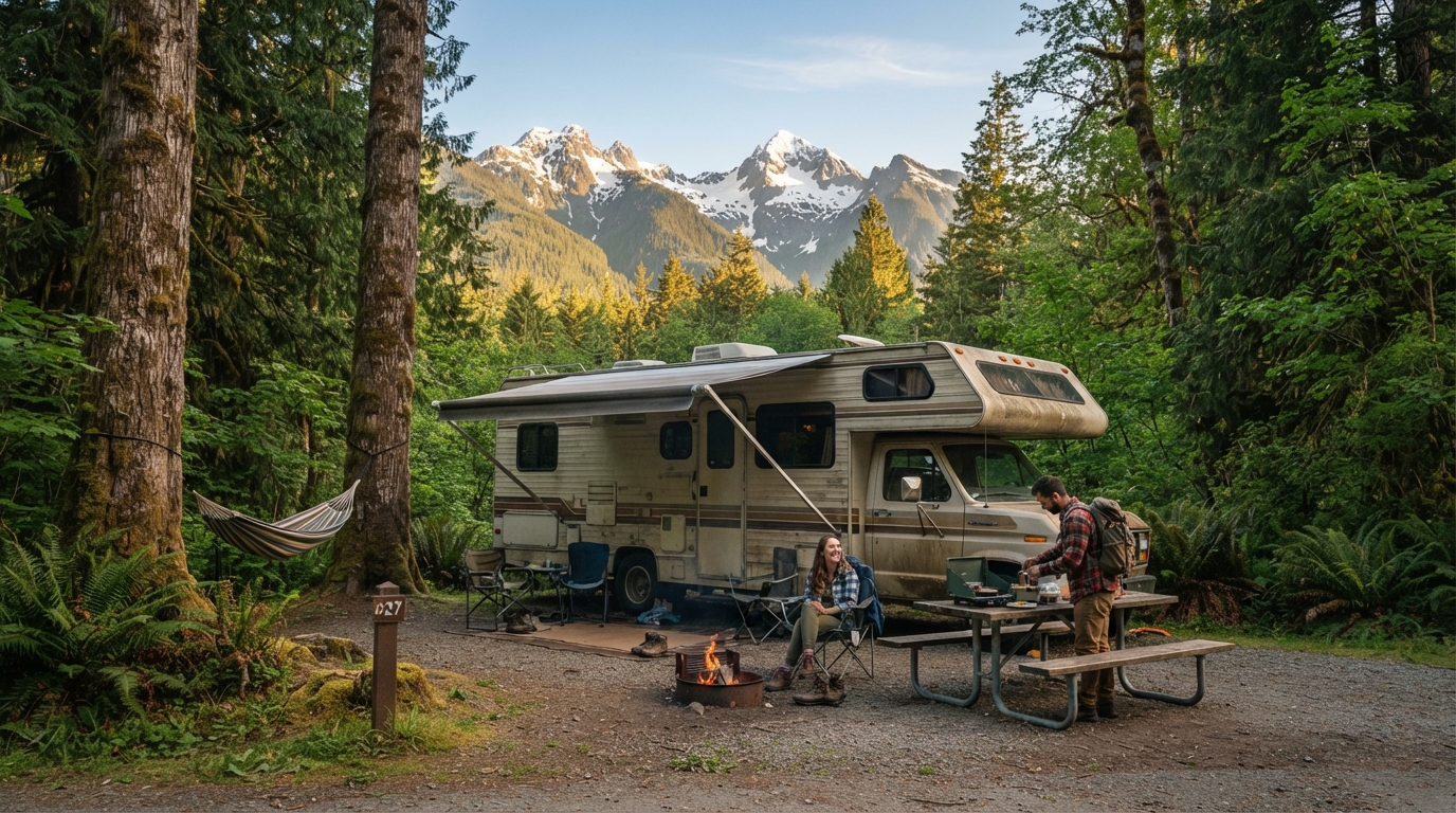 Seattle to Charlotte — national park landscape