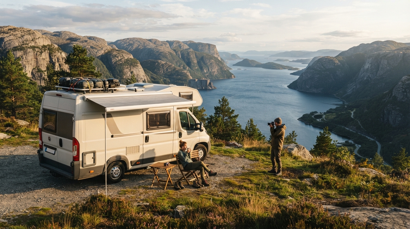 Stavanger Round Trip - Coastal Charms & Adventure Thrills — Stavanger RV road trip landscape