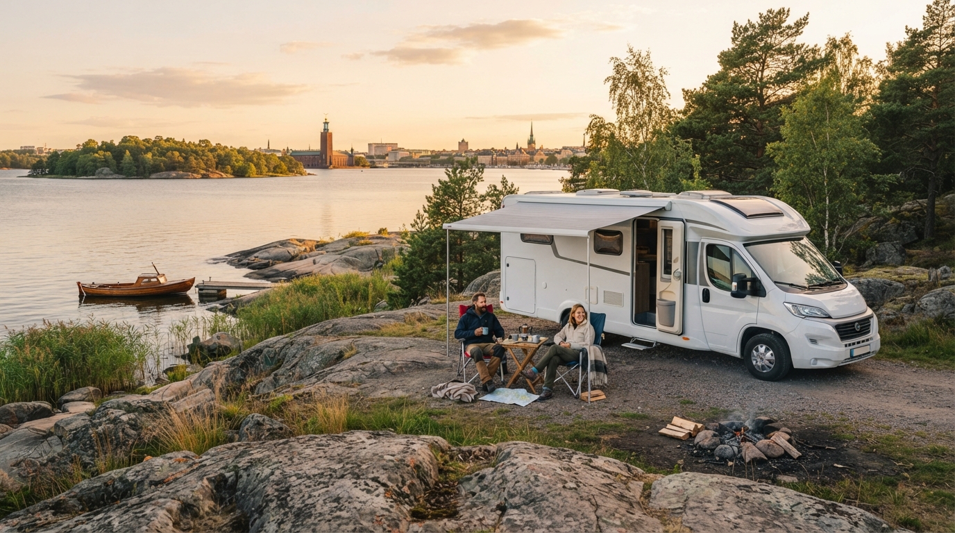 Stockholm Round trip - Sweden, Denmark and Norway Family Adventure — Stockholm RV road trip landscape
